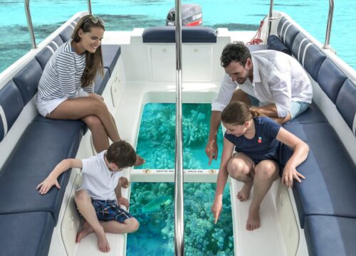 Glasbodenboot- und Schnorchel-Kombitour ab Hurghada – Familienfreundliches Meereserlebnis mit Komfort und Sicherheit